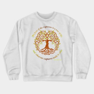 Tree of Life Proverbs 11:30 Crewneck Sweatshirt